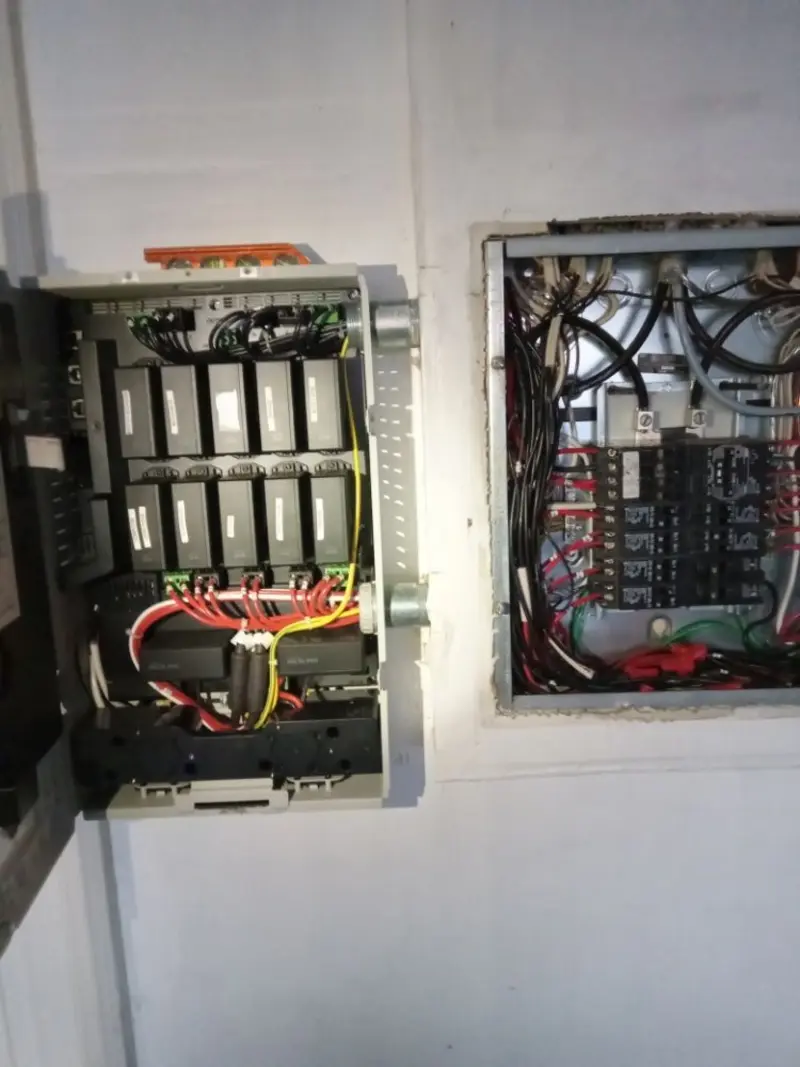 Electrical panel upgrade completed for Indoor Lighting Installation in North Barrington